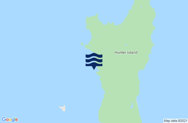 Mappa delle maree di Big Duck Bay, Australia