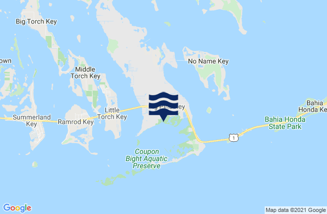 Mappa delle maree di Big Pine Key, United States