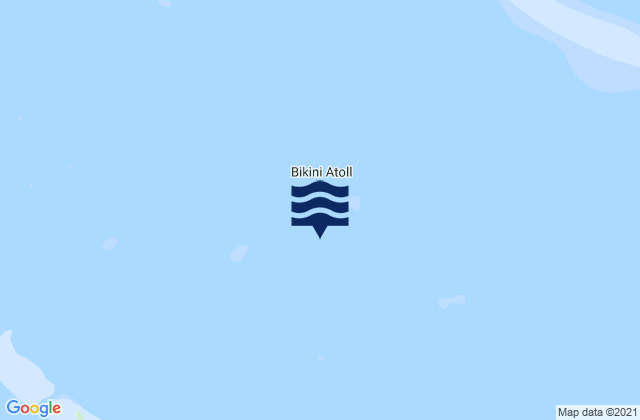 Mappa delle maree di Bikini Atoll, Marshall Islands