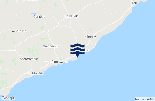 Mappa delle maree di Billow Ness Beach, United Kingdom