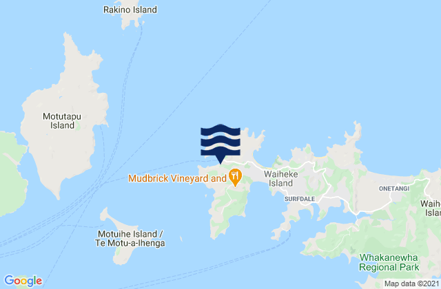 Mappa delle maree di Blackpool Beach, New Zealand
