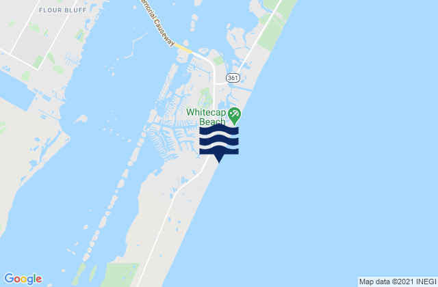 Mappa delle maree di Bob Hall Pier, United States
