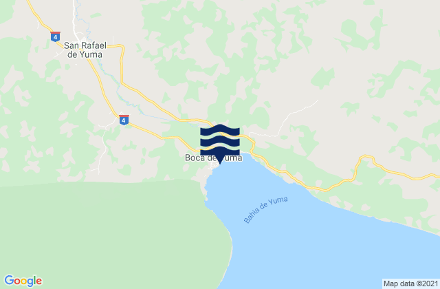Mappa delle maree di Boca de Yuma, Dominican Republic