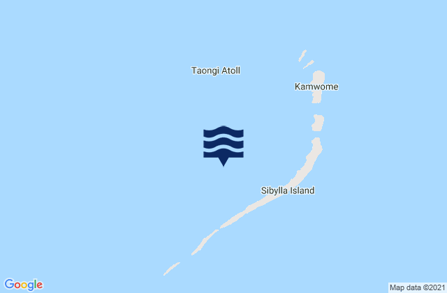 Mappa delle maree di Bokak Atoll, Marshall Islands