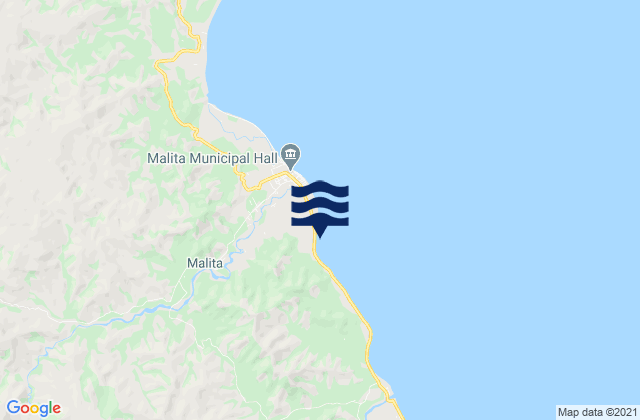 Mappa delle maree di Bolila, Philippines