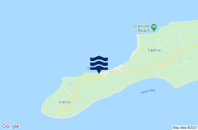Mappa delle maree di Bonasse pier, Trinidad and Tobago