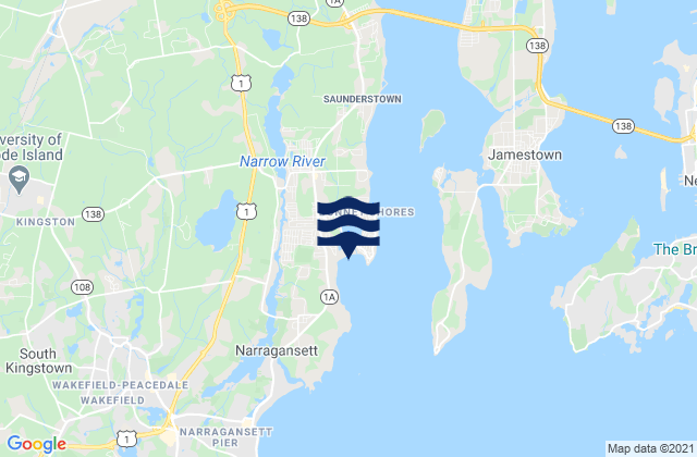 Mappa delle maree di Bonnet Point, United States