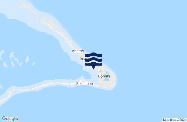 Mappa delle maree di Bonriki Village, Kiribati