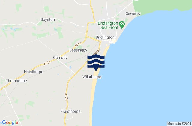 Mappa delle maree di Boynton, United Kingdom