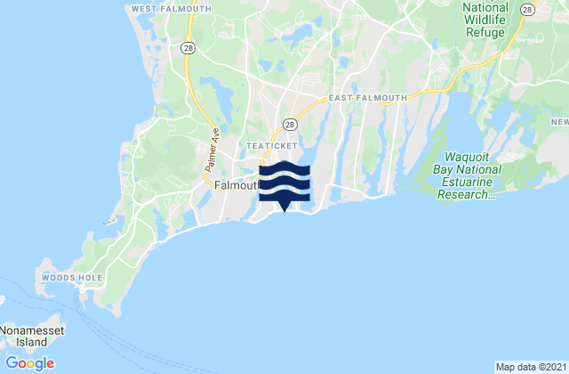 Mappa delle maree di Bristol Beach, United States