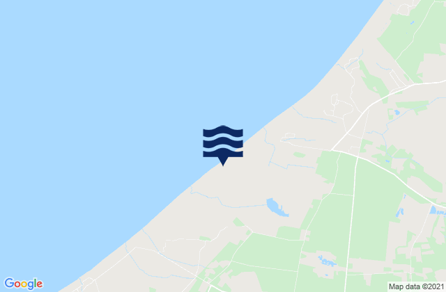 Mappa delle maree di Brovst, Denmark