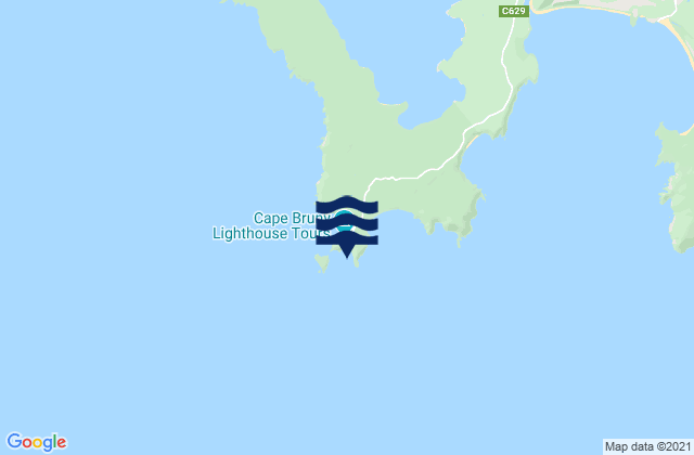 Mappa delle maree di Bruny Island - Lighthouse Bay, Australia