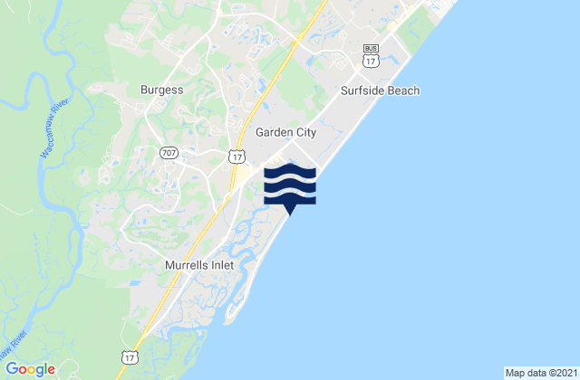 Mappa delle maree di Bucksport, United States