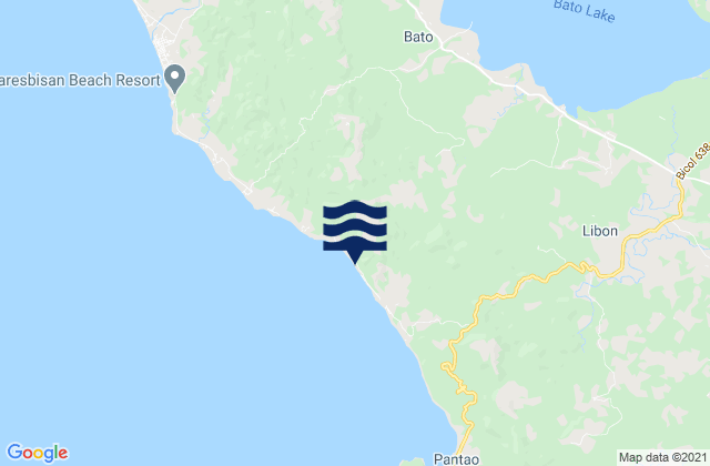 Mappa delle maree di Buga, Philippines