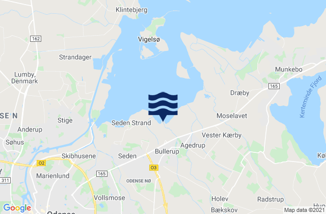 Mappa delle maree di Bullerup, Denmark