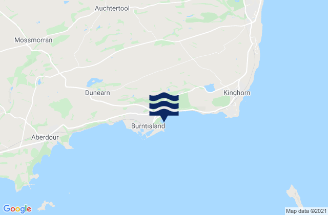 Mappa delle maree di Burntisland Beach, United Kingdom