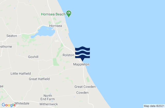 Mappa delle maree di Burton Constable, United Kingdom