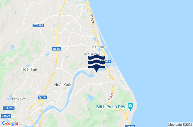 Mappa delle maree di Bồng Sơn, Vietnam