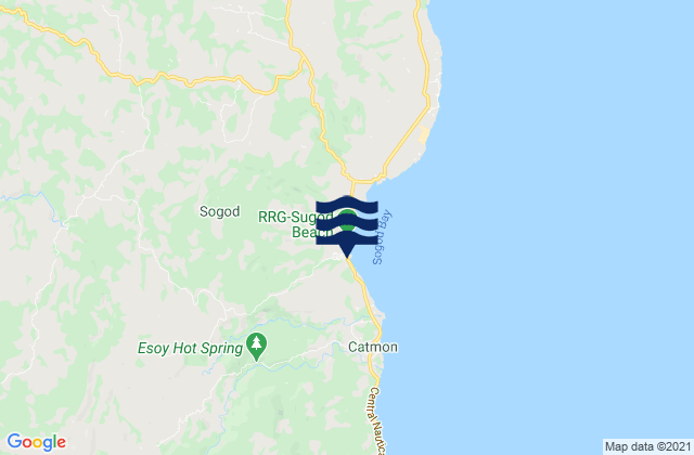 Mappa delle maree di Cabalawan, Philippines