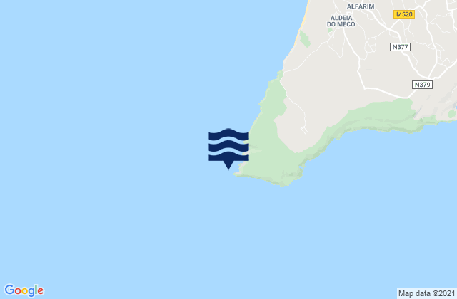 Mappa delle maree di Cabo Espichel, Portugal