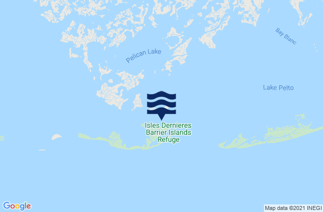Mappa delle maree di Caillou Boca Caillou Bay, United States