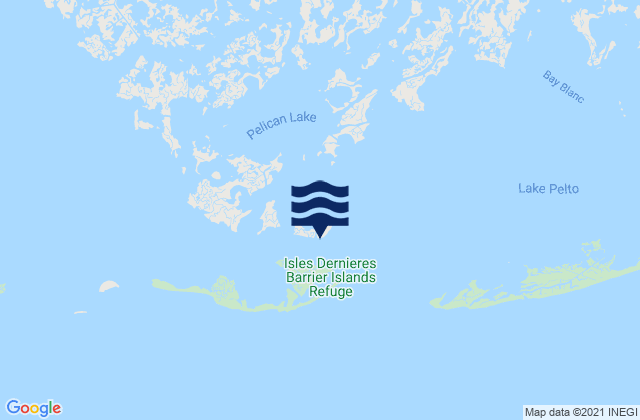 Mappa delle maree di Caillou Boca, United States