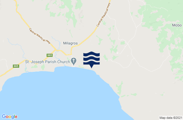 Mappa delle maree di Calachuchi, Philippines
