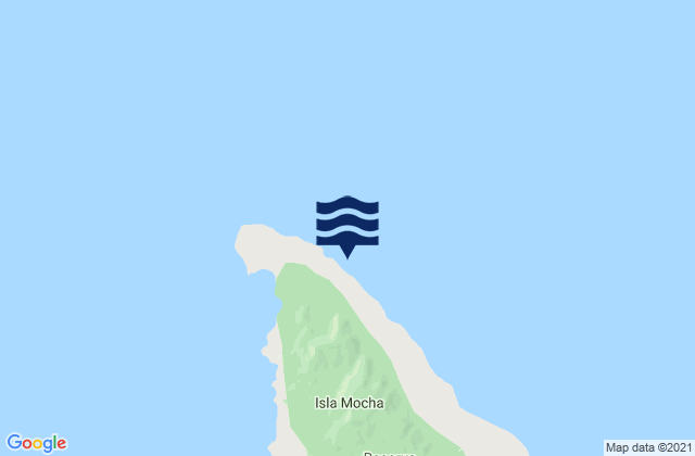 Mappa delle maree di Caleta La Hacienda Isla Mocha, Chile