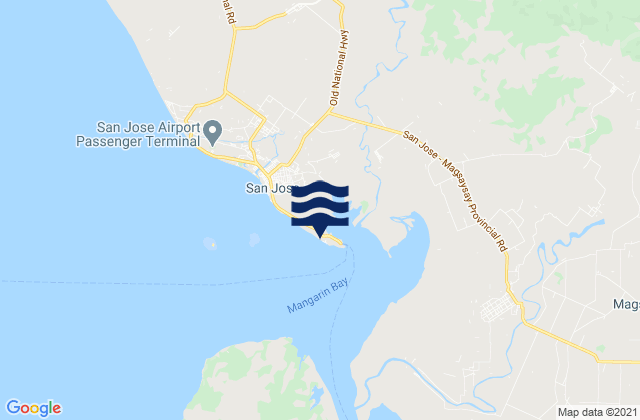 Mappa delle maree di Caminauit, Philippines