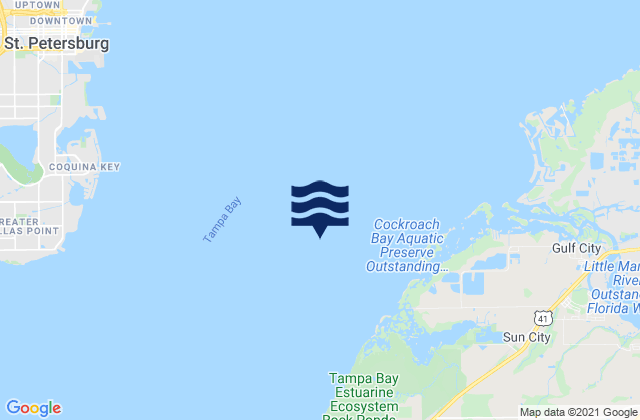 Mappa delle maree di Camp Key 1.9 miles northwest of, United States