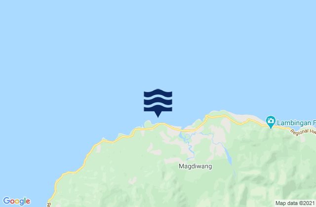 Mappa delle maree di Cangouac Point (Sibuyan Island), Philippines
