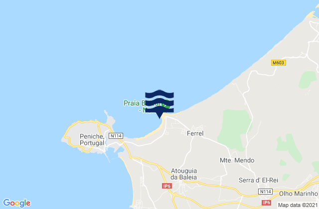 Mappa delle maree di Cantinho Da Baia, Portugal
