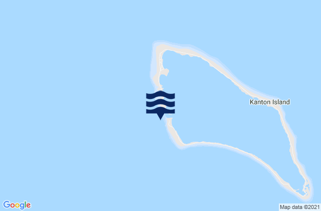 Mappa delle maree di Canton Is. (Kanton Is.), Kiribati