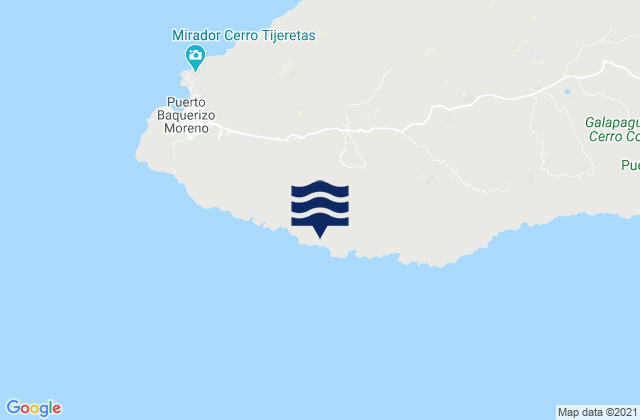 Mappa delle maree di Cantón San Cristóbal, Ecuador