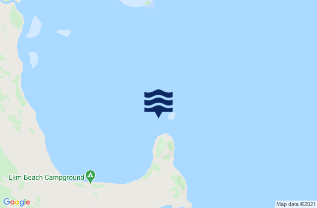 Mappa delle maree di Cape Bedford, Australia