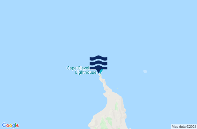 Mappa delle maree di Cape Cleveland, Australia