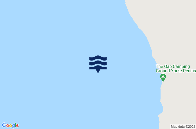 Mappa delle maree di Cape Elizabeth, Australia