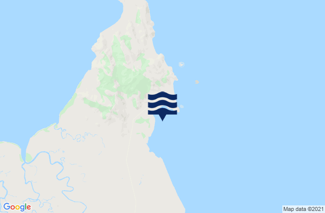 Mappa delle maree di Cape Ferguson, Australia