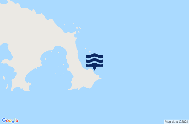 Mappa delle maree di Cape Grey, Australia