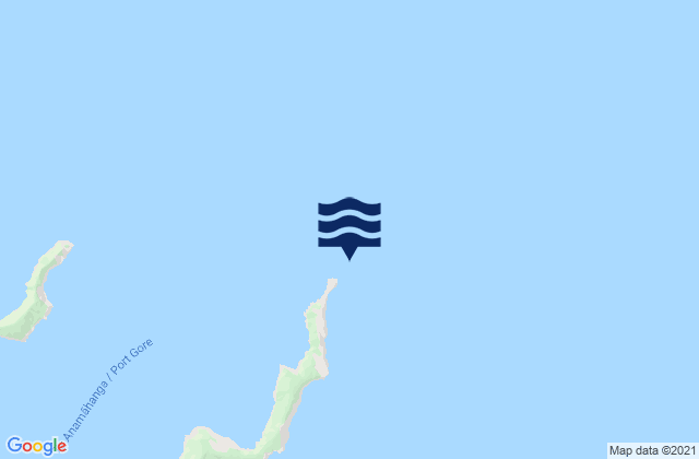 Mappa delle maree di Cape Jackson Rock Lighthouse, New Zealand