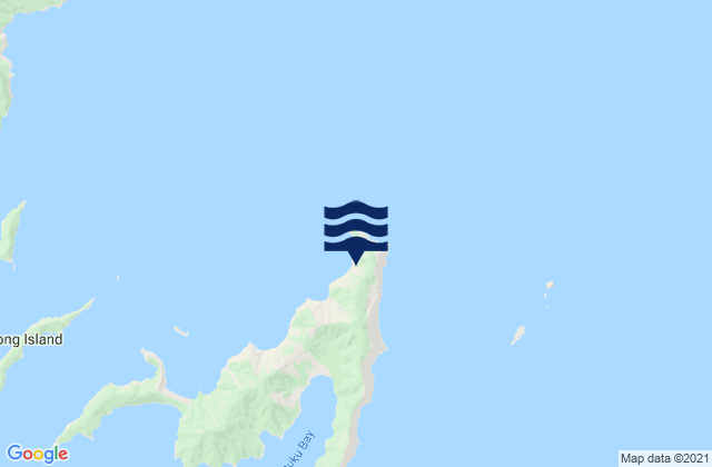 Mappa delle maree di Cape Koamaru, New Zealand