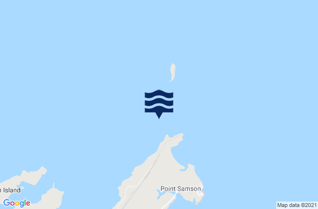 Mappa delle maree di Cape Lambert, Australia
