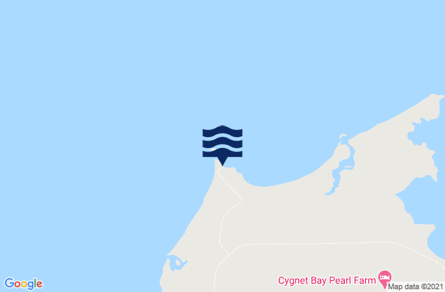 Mappa delle maree di Cape Leveque Lighthouse, Australia