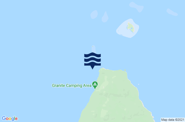 Mappa delle maree di Cape Melville, Australia
