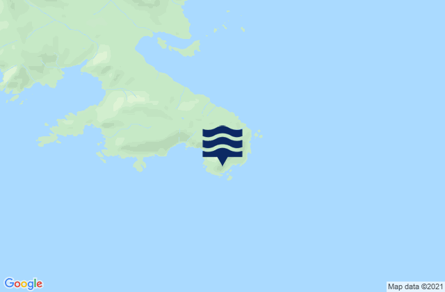 Mappa delle maree di Cape Muzon, United States