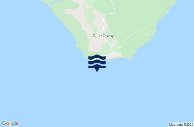 Mappa delle maree di Cape Otway, Australia