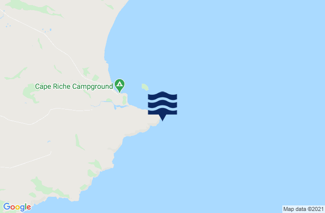 Mappa delle maree di Cape Riche, Australia