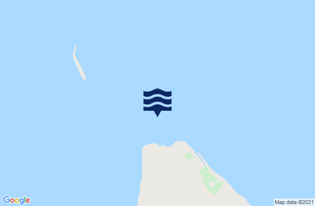 Mappa delle maree di Cape Van Dieman, Australia