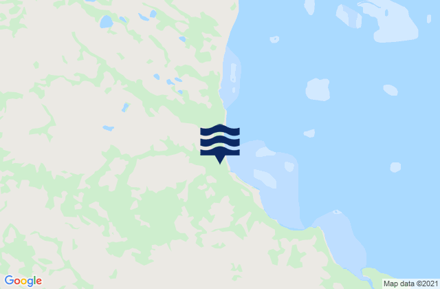 Mappa delle maree di Cape York Peninsula, Australia