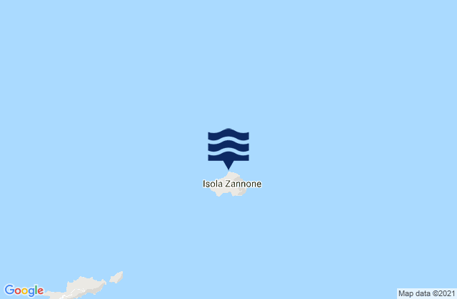 Mappa delle maree di Capo Negro, Italy